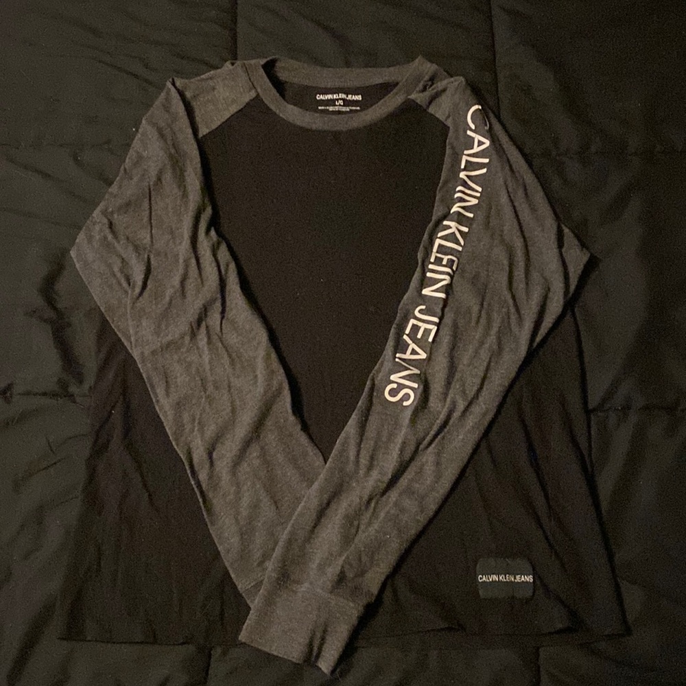 Calvin Klein jeans shirt, size large, three quarter length shirt